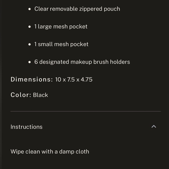 NUDESTIX Hanging Cosmetic Case | NEW | Travel Makeup Bag | Hanging Makeup Bag - Picture 10 of 16